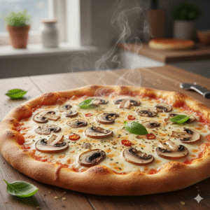 Mushroom Cheese Pizza