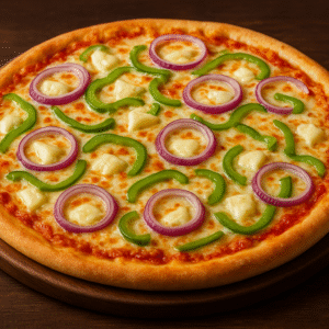 Capsicum/Onion Cheese Pizza