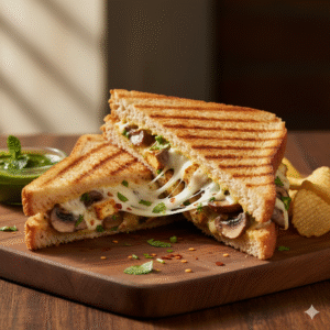 Paneer Cheese Grill Sandwich