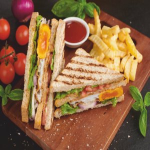 Veg Cheese Grill Sandwich